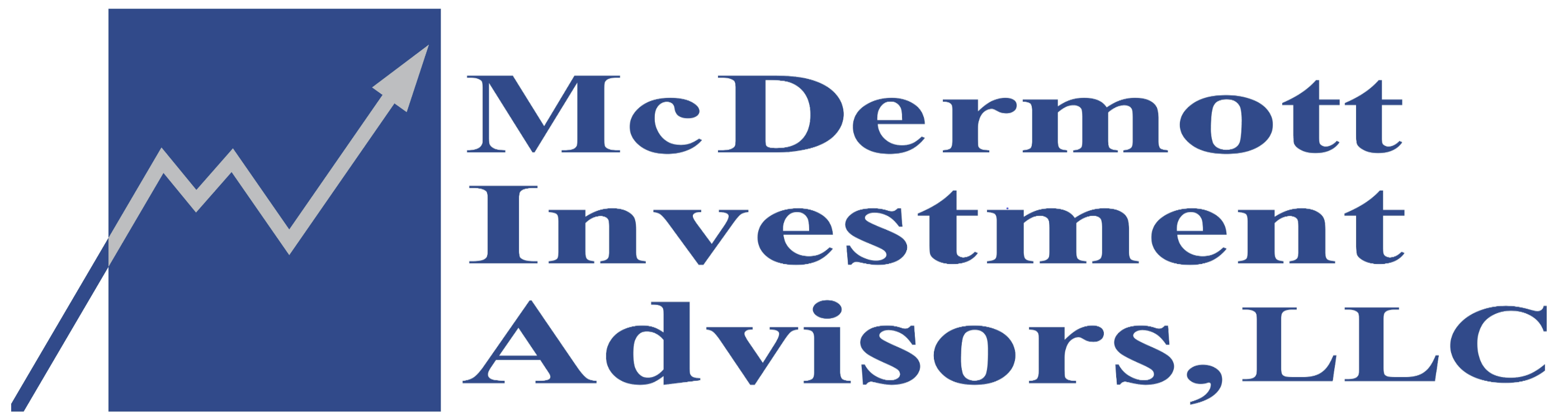 Large McDermott Investment Advisors, LLC logo in Blue